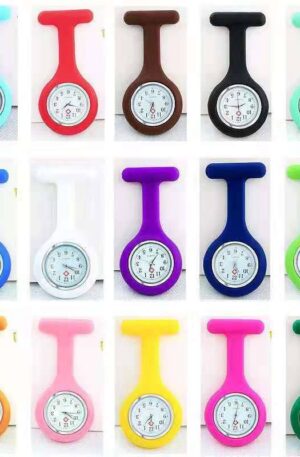 Silicone Nurse Pocket Watch with Pin